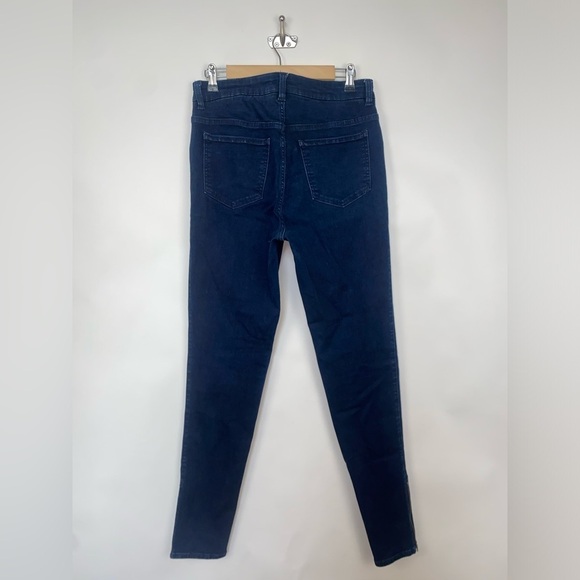 Universal Standard Sz 10 Women’s Zipper Hem Seine Skinny Jeans Dark Indigo - Picture 10 of 15